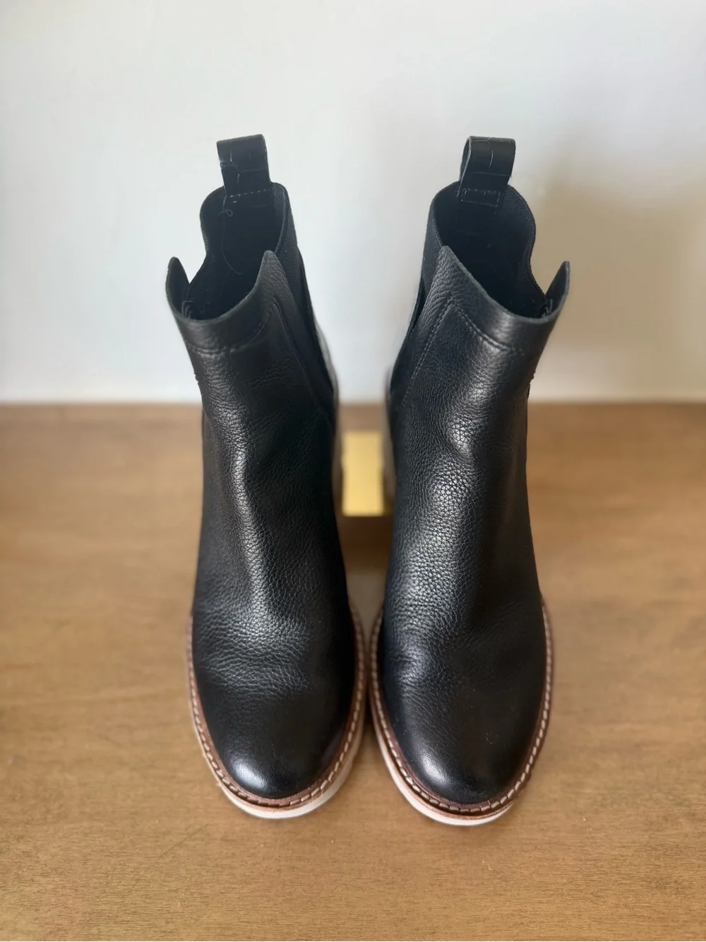 Dolce Vita Black Leather Chelsea Boots